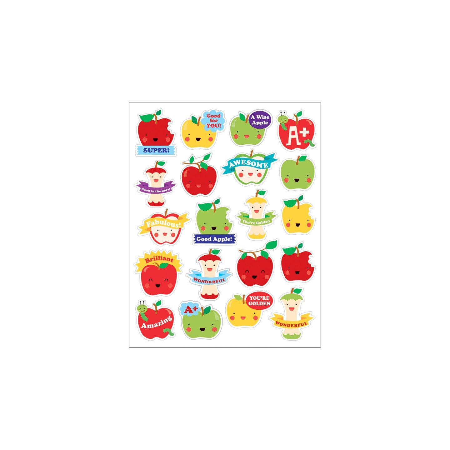 Eureka® Apple Scented Stickers, Pack of 80