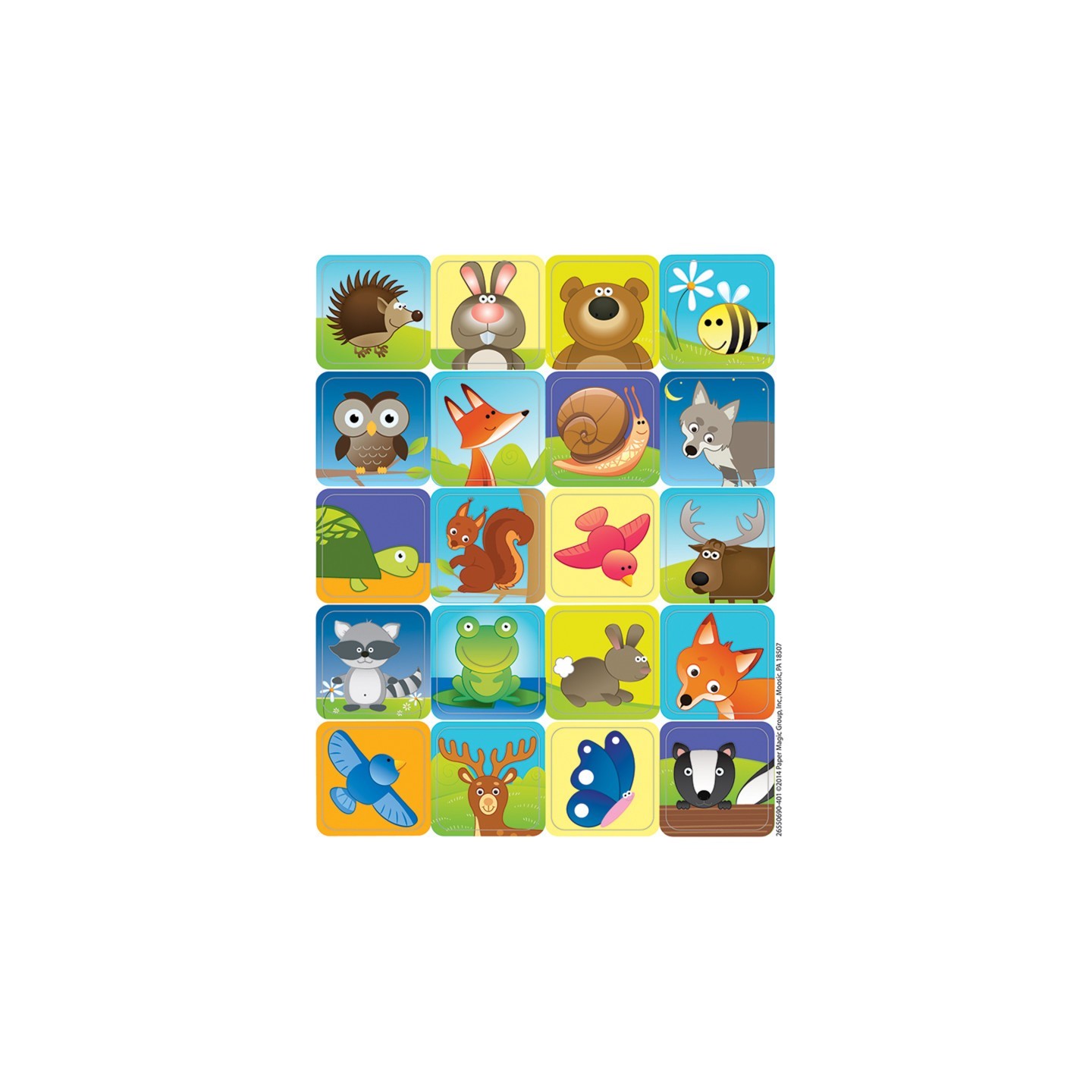 Eureka® Woodland Creatures Theme Stickers, Pack of 120
