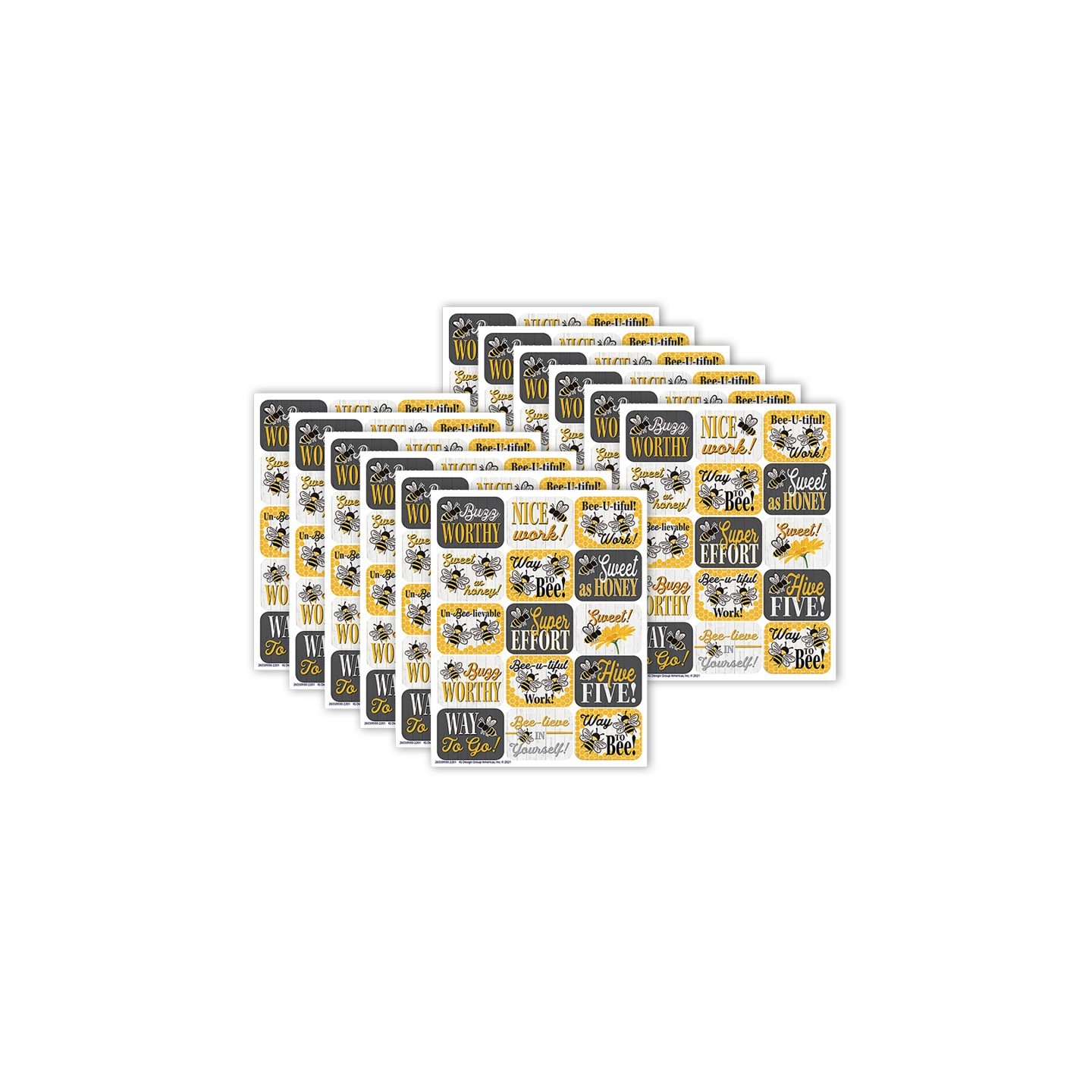 Eureka® The Hive Success Stickers, 120 Per Pack, 12 Packs