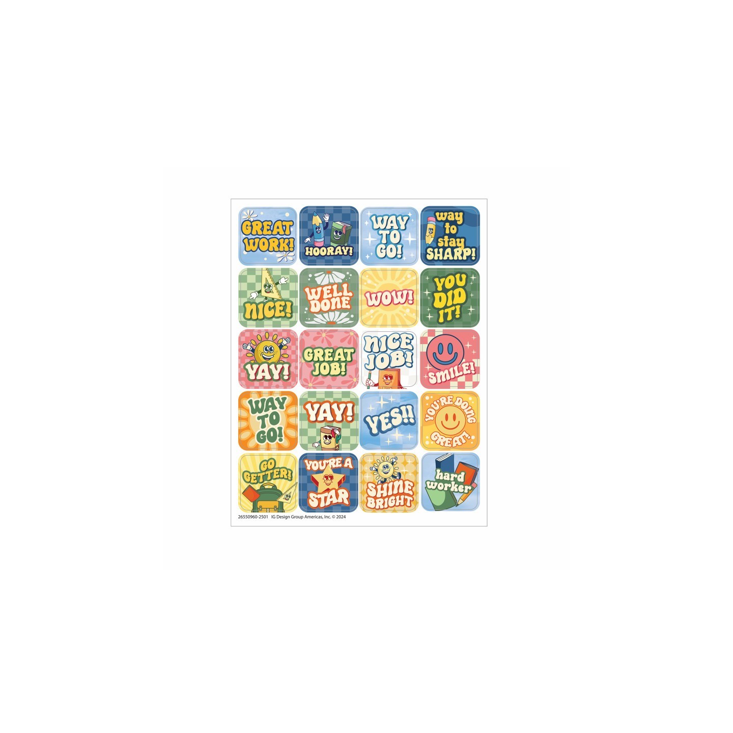 Eureka® S'Cool Era Theme Stickers, Pack of 120