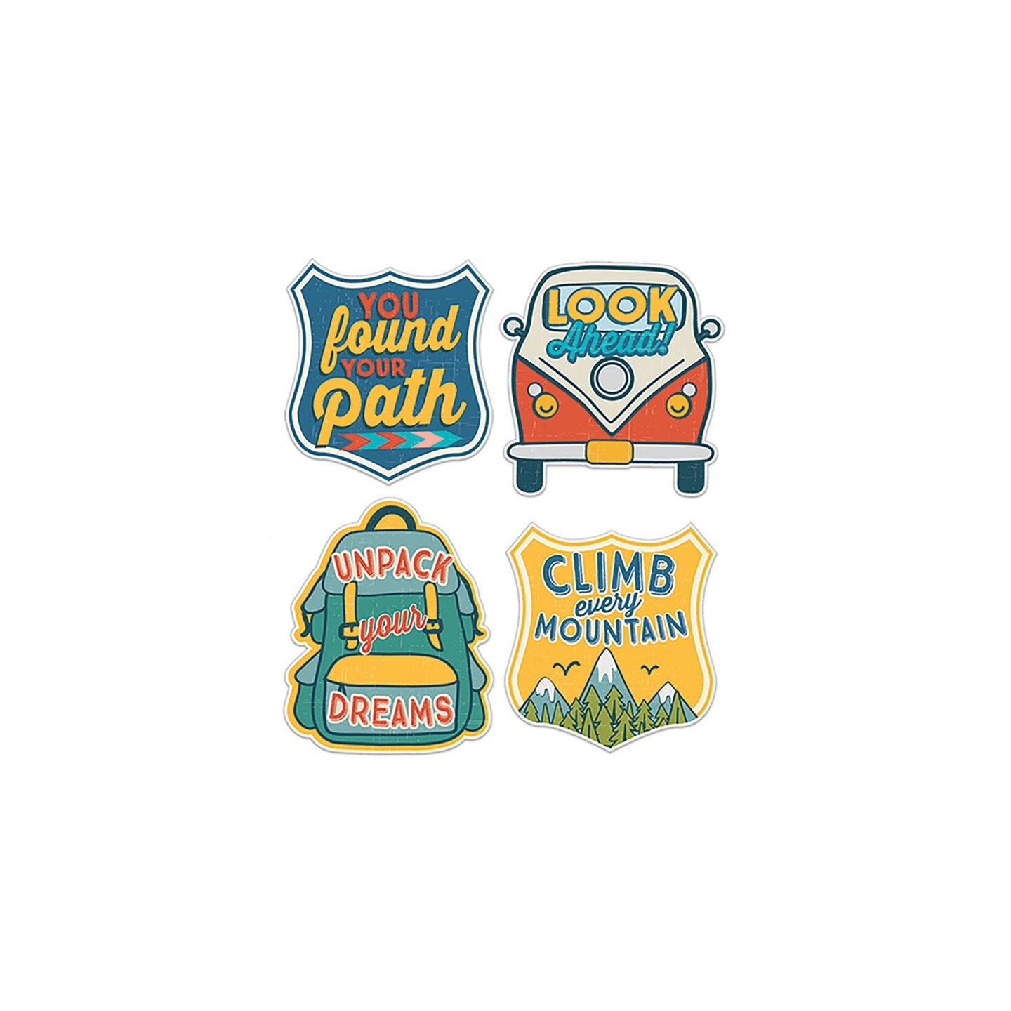 Eureka® Adventurer Sticker Badges Stickers, Pack of 40