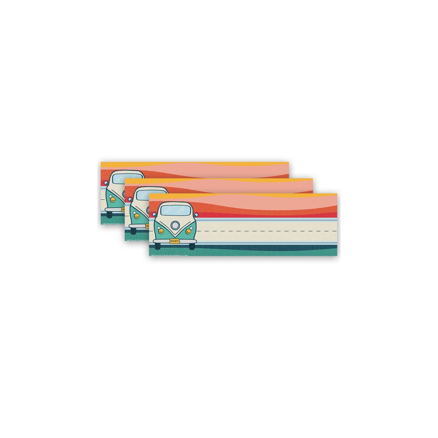 Eureka® Adventurer Self-Adhesive Name Plates, 36 Per Pack, 3 Packs