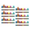 Eureka® Crayola® Tented Name Plate, 9-5/8" x 6-1/2", 36 Per Pack, 6 Packs