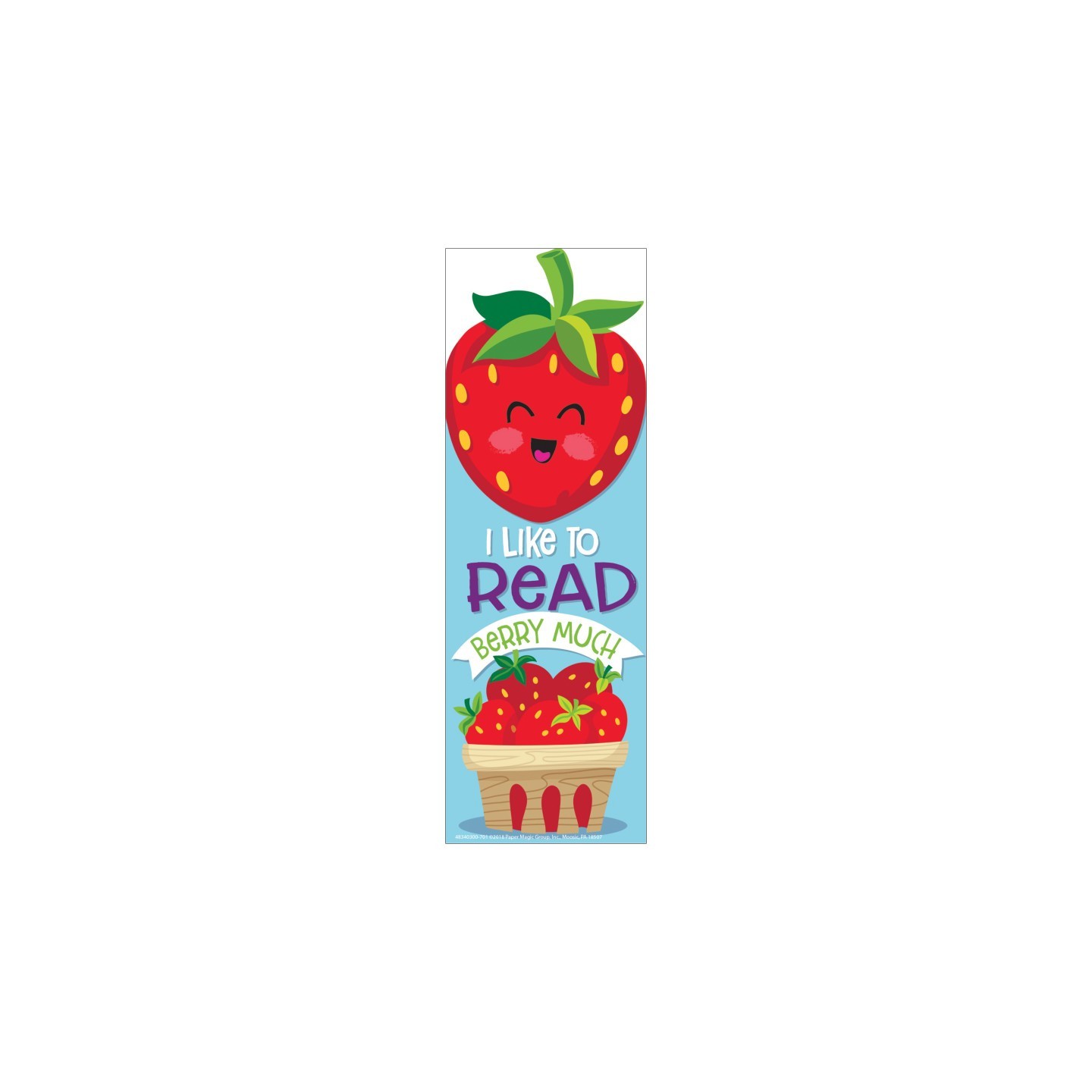 Eureka® Strawberry Scented Bookmarks, Pack of 24