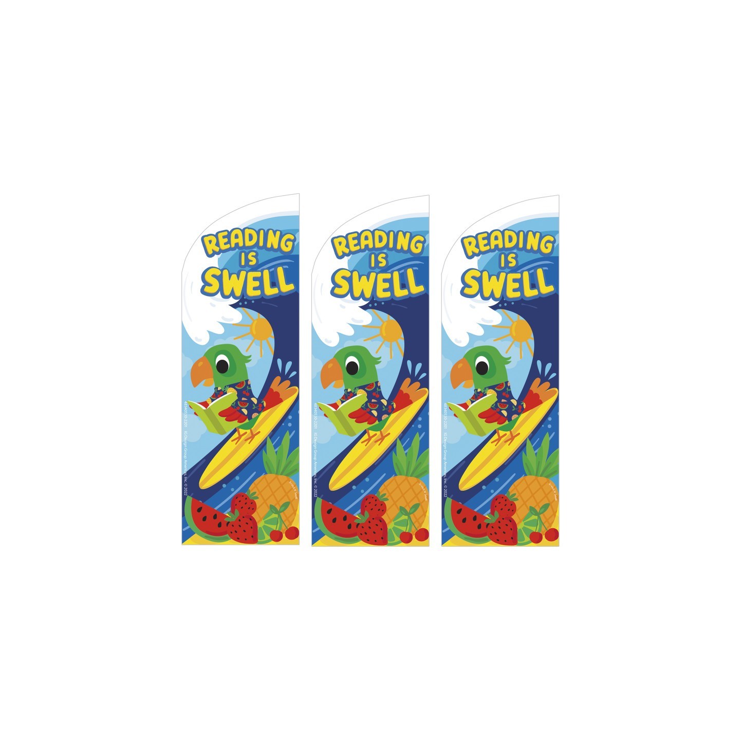 Eureka® Reading Is Swell Fruit Punch Scented Bookmarks, 24 Per Pack, 3 Packs