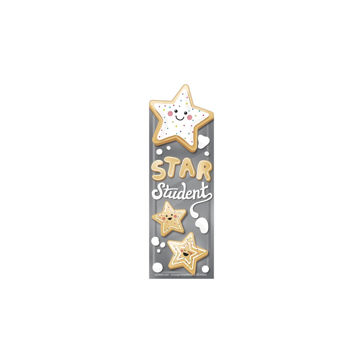 Eureka® Star Cookies Sugar Cookie Scented Bookmarks, Pack of 24