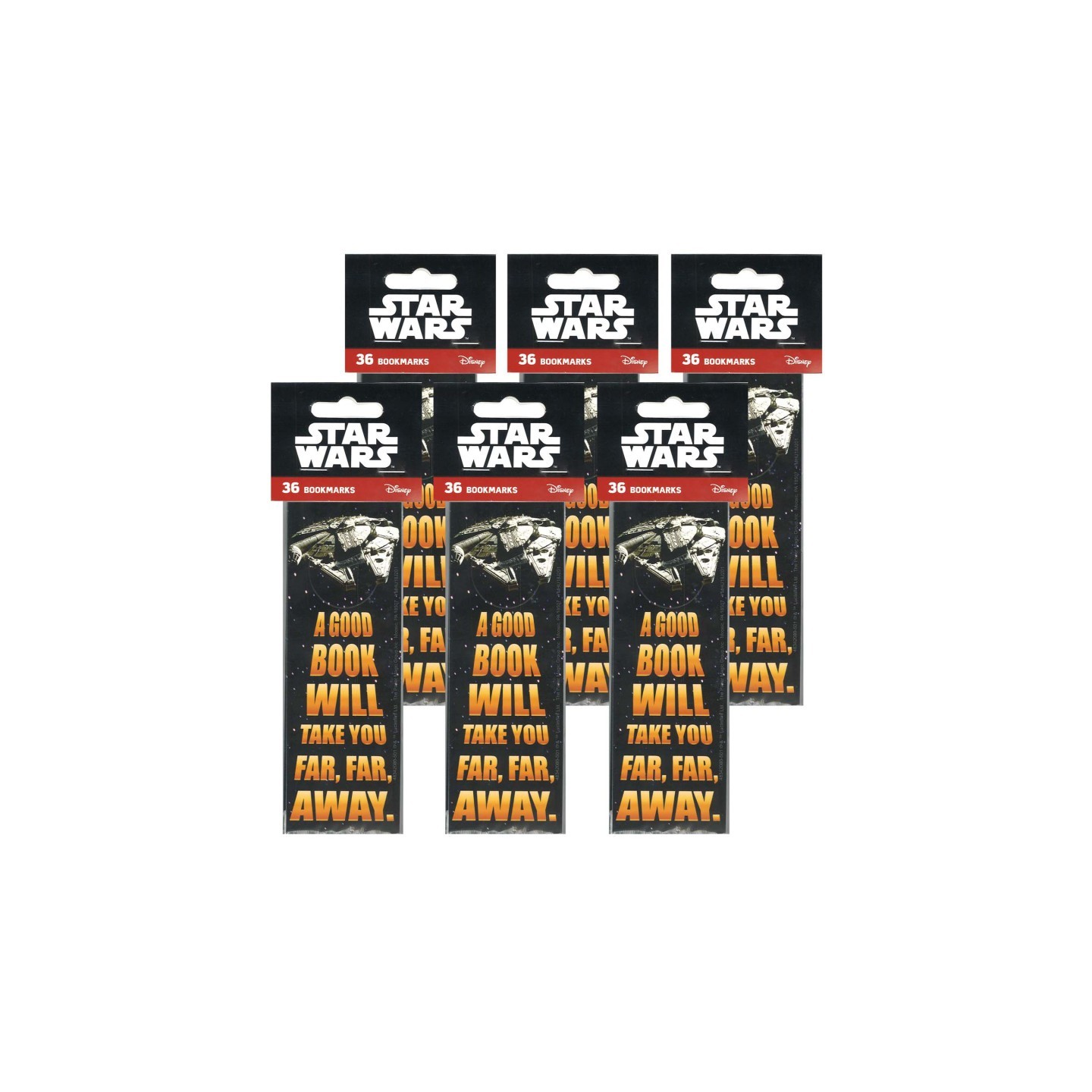 Eureka® Star Wars™ Good Book Bookmarks, 36 Per Pack, 6 Packs