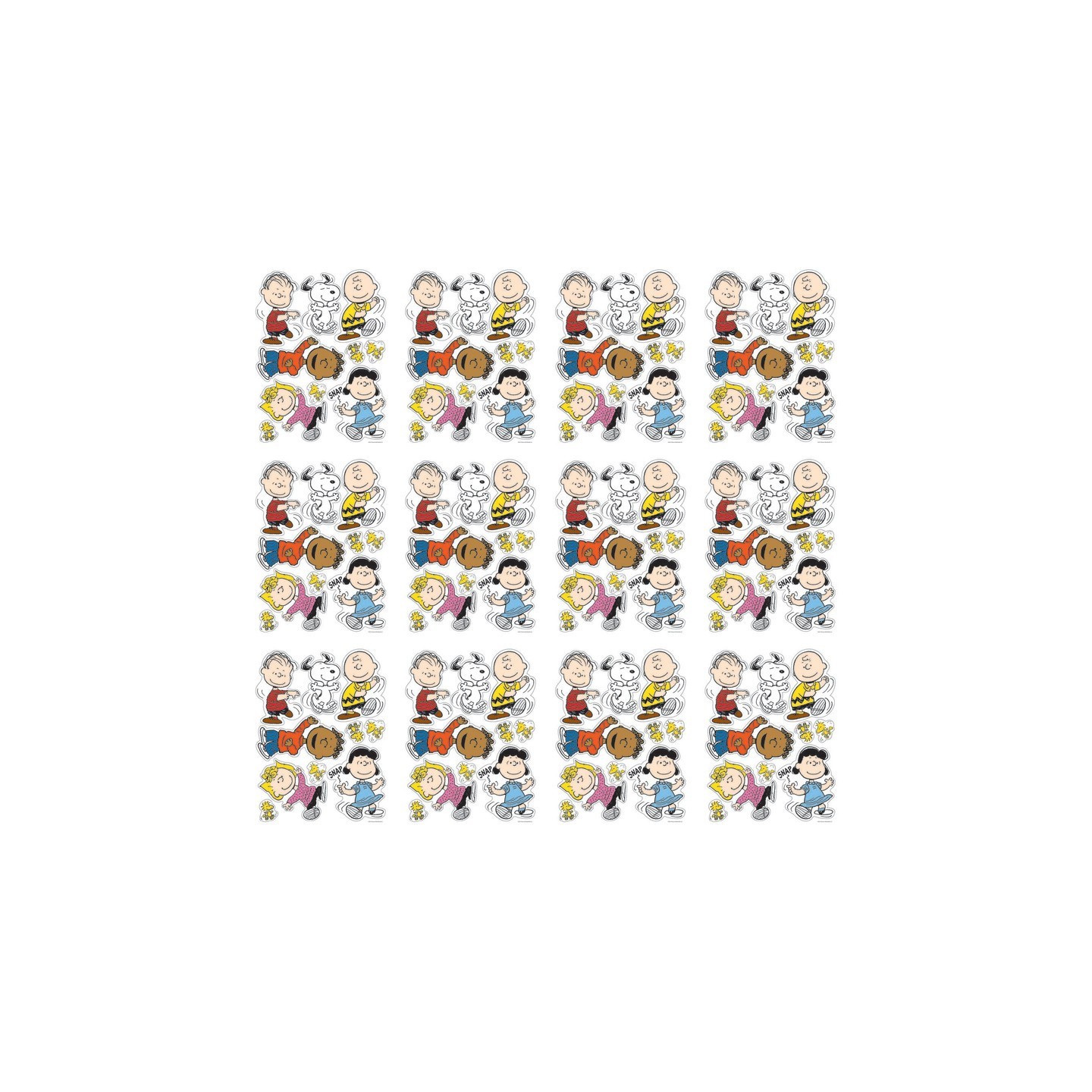 Eureka® Peanuts® Classic Characters Window Clings, 12 Sheets