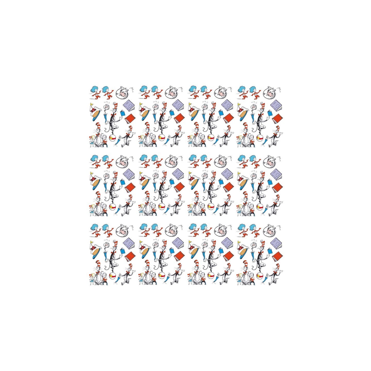 Eureka® Cat in the Hat™ Characters Window Clings, 12 Sheets