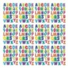 Eureka® Color My World Alphabet Window Clings, 12 Sheets