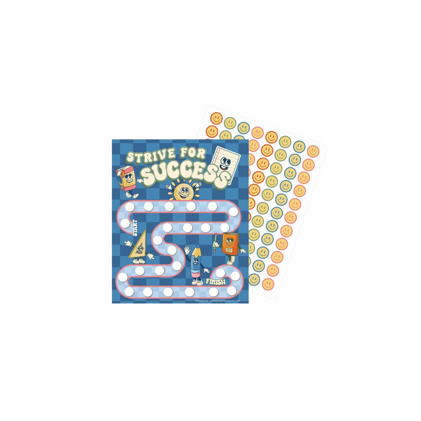 Eureka® S'Cool Era Mini Reward Chart with Stickers, Pack of 36