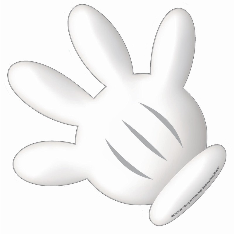 Eureka® Mickey Mouse Clubhouse® Hand Paper Cut Outs, Pack of 36