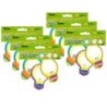 Eureka® Color My World Light Bulbs Assorted Paper Cut Outs, 36 Per Pack, 6 Packs