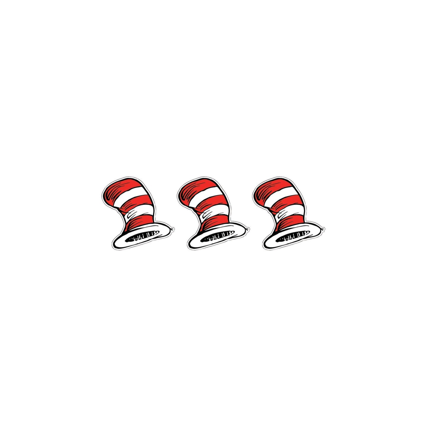 Eureka® The Cat in the Hat™ Hats Paper Cut Outs, 36 Per Pack, 3 Packs