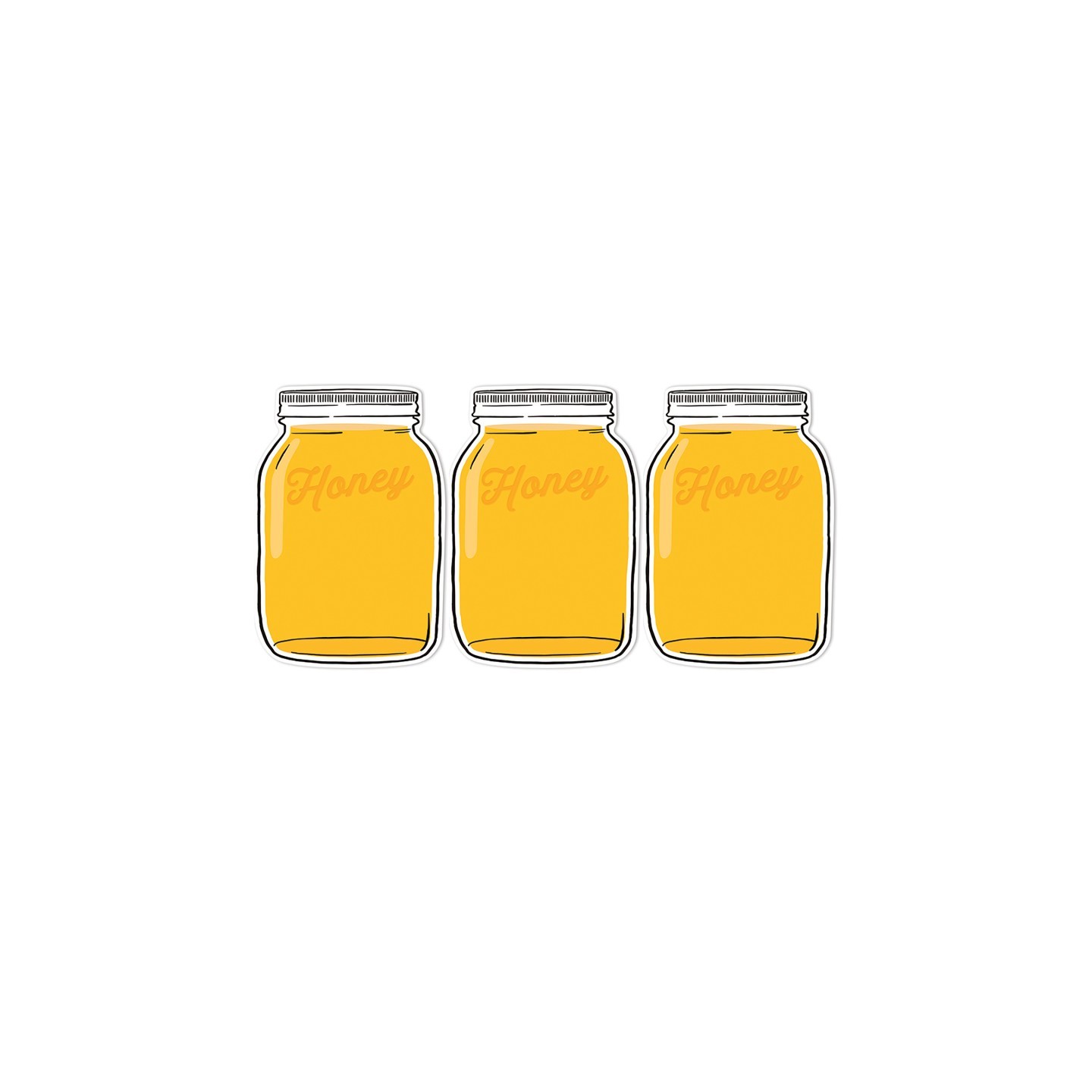 Eureka® The Hive Mason Jar Paper Cut-Outs, 36 Per Pack, 3 Packs