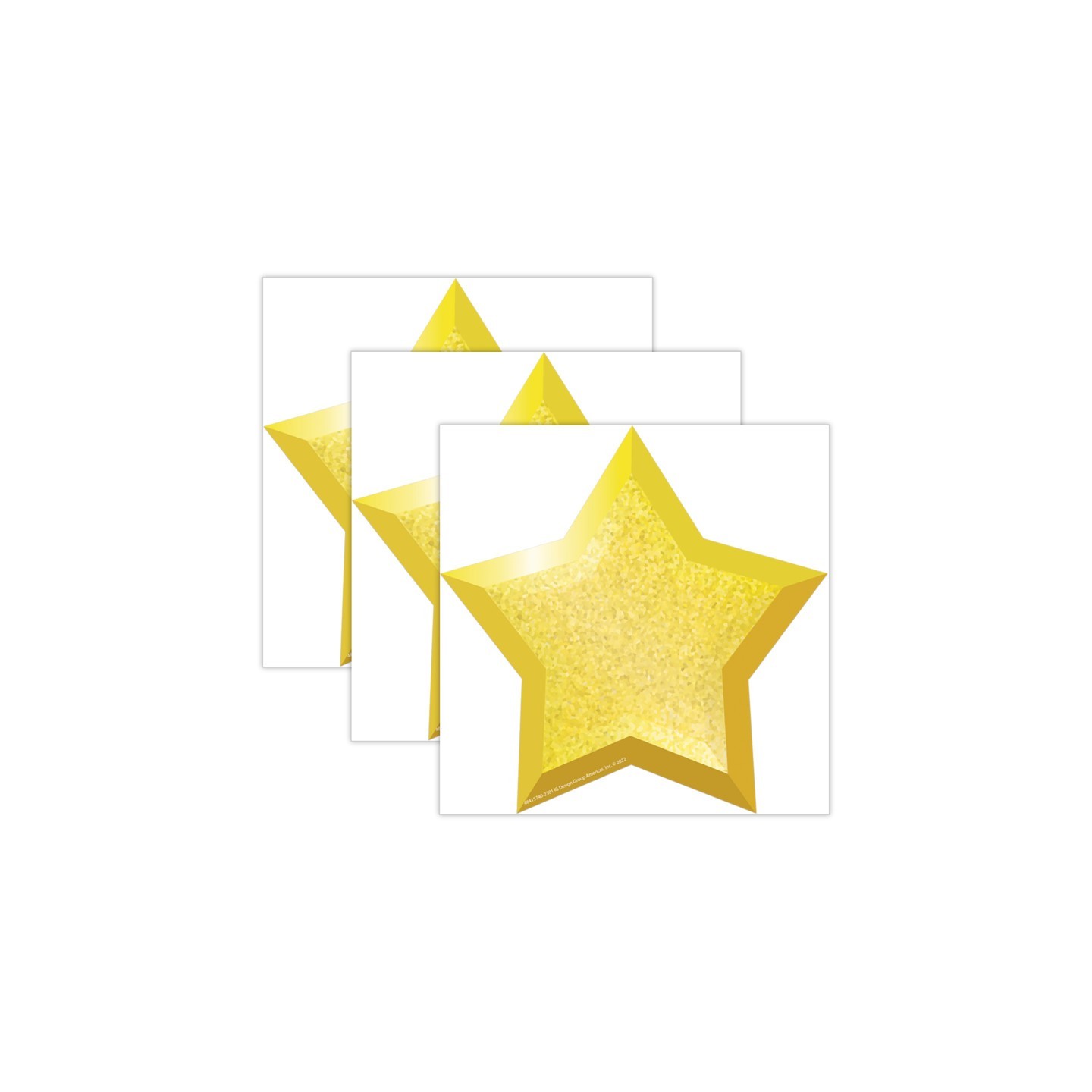 Eureka® Stars Paper Cut-Outs, 36 Per Pack, 3 Packs