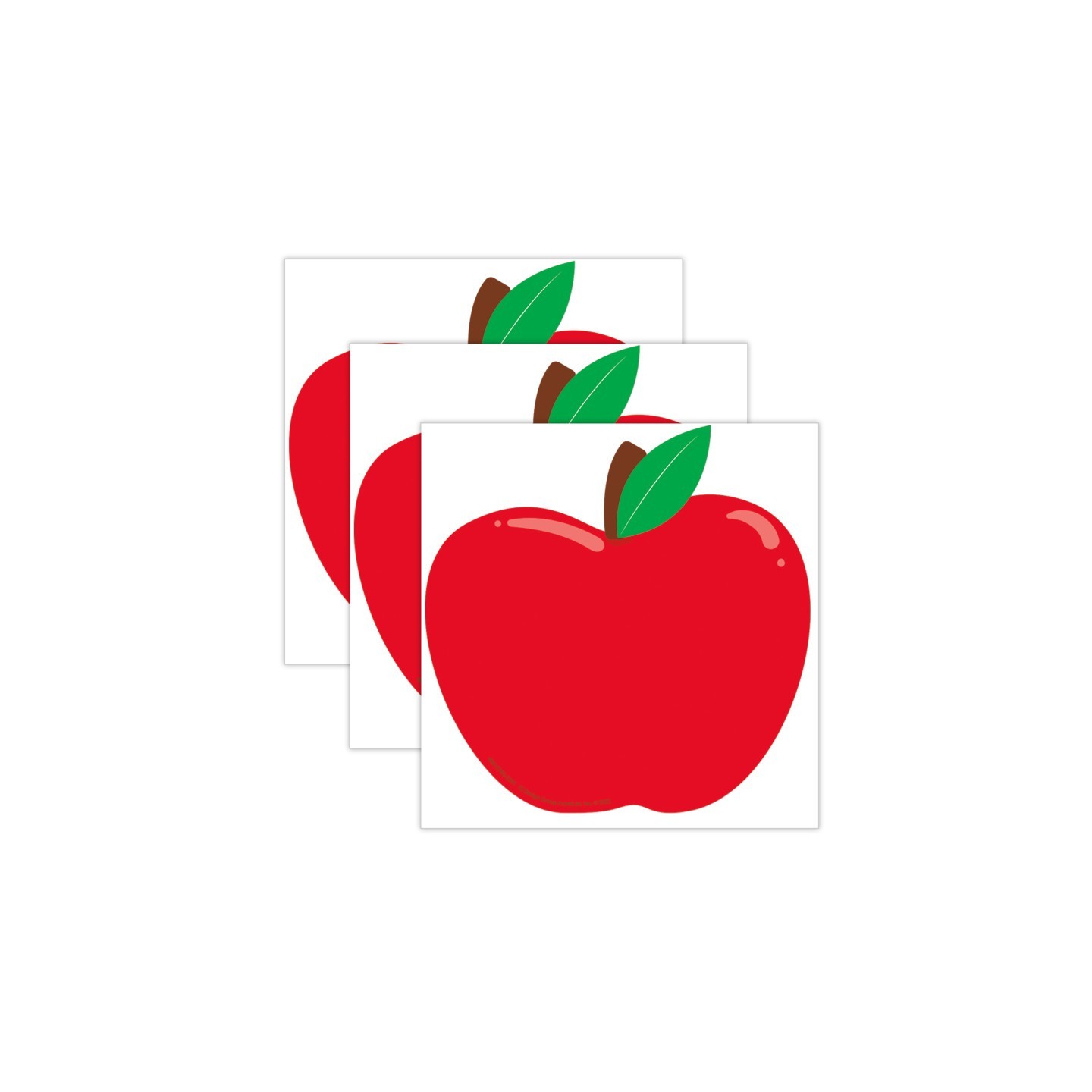 Eureka® Apple Paper Cut-Outs, 36 Per Pack, 3 Packs