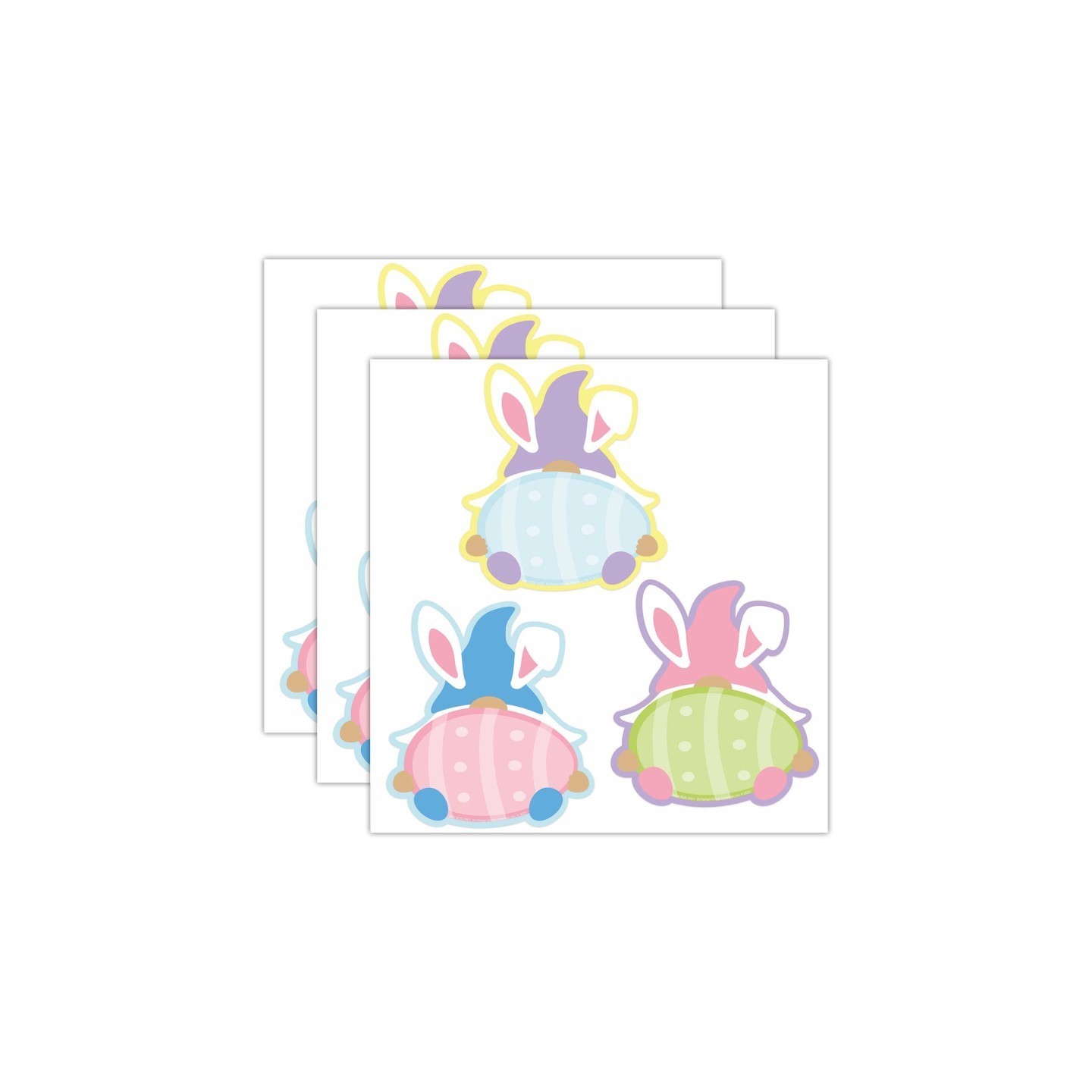 Eureka® Easter Gnomes Paper Cut-Outs, 36 Per Pack, 3 Packs