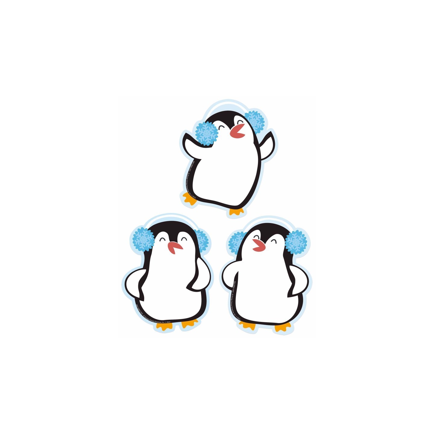 Eureka® Winter Penguins Paper Cut-Outs, Pack of 36