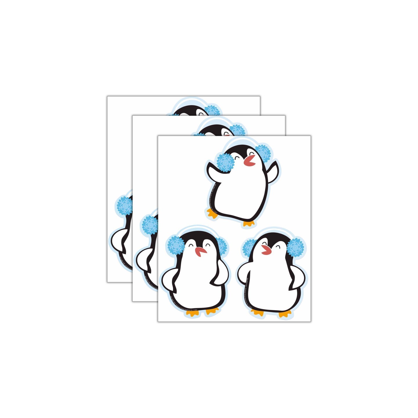 Eureka® Winter Penguins Paper Cut-Outs, 36 Per Pack, 3 Packs