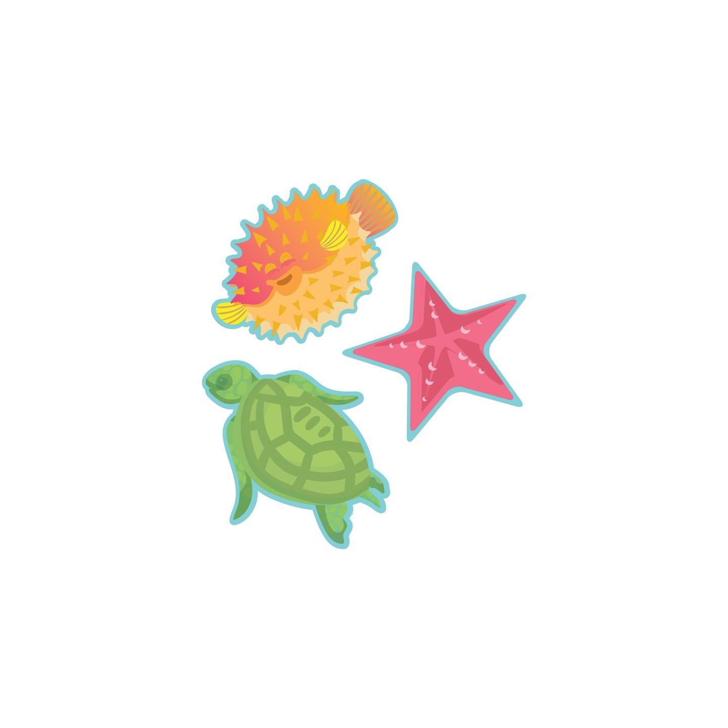Eureka® Seas the Day Fish Paper Cut-Outs, Pack of 36