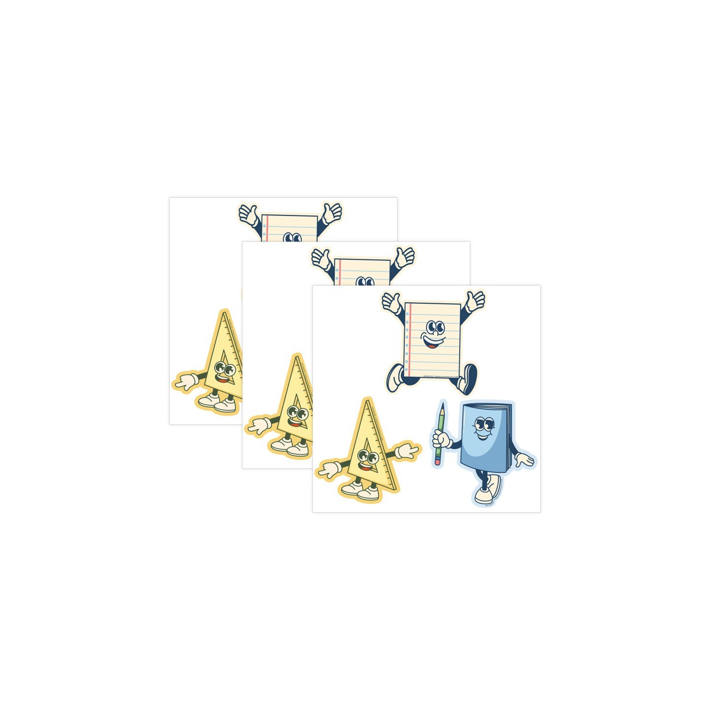 Eureka® S'Cool Era Paper Cut-Outs, 36 Per Pack, 3 Packs