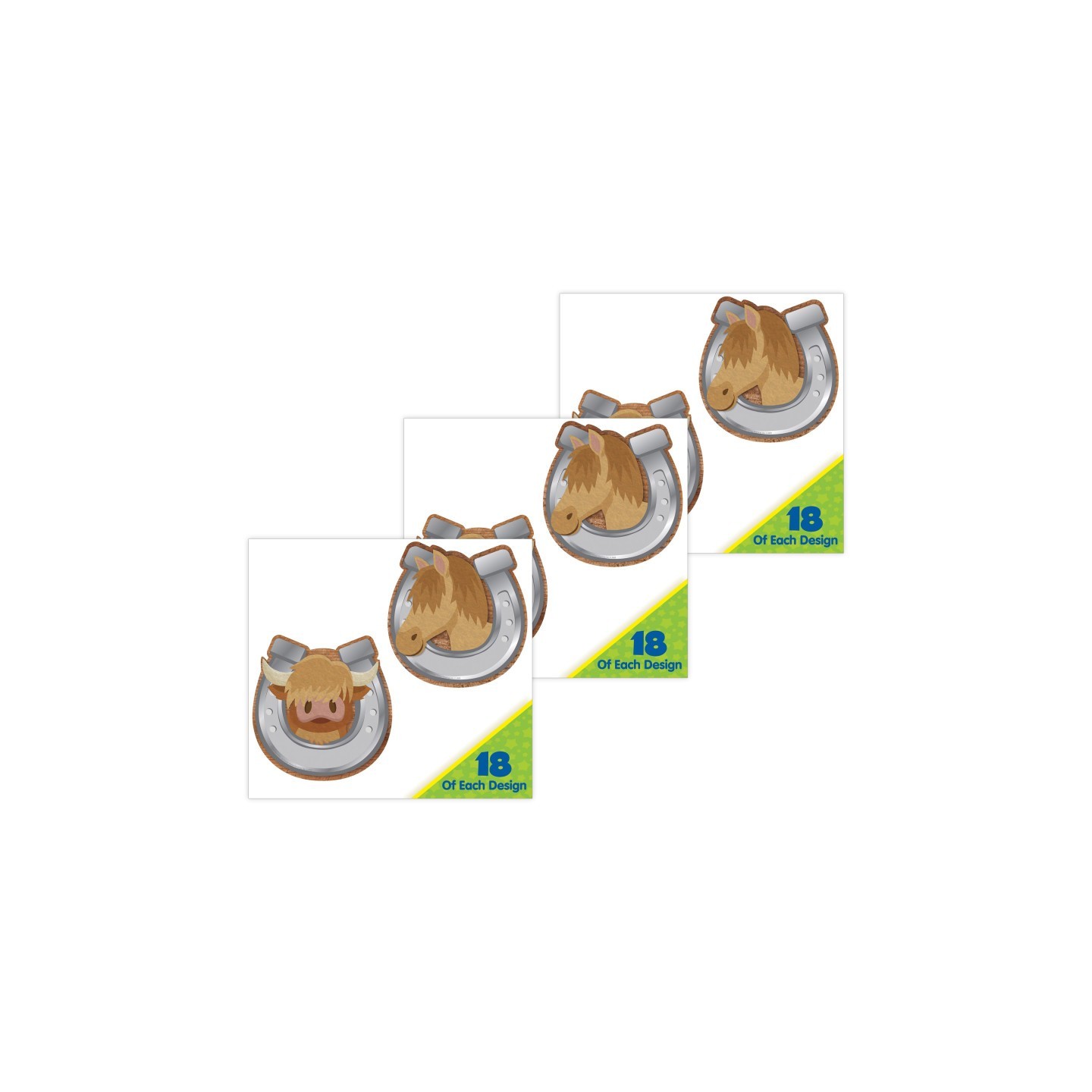 Eureka® Wild Wild Classroom Paper Cut-Outs, 36 Per Pack, 3 Packs