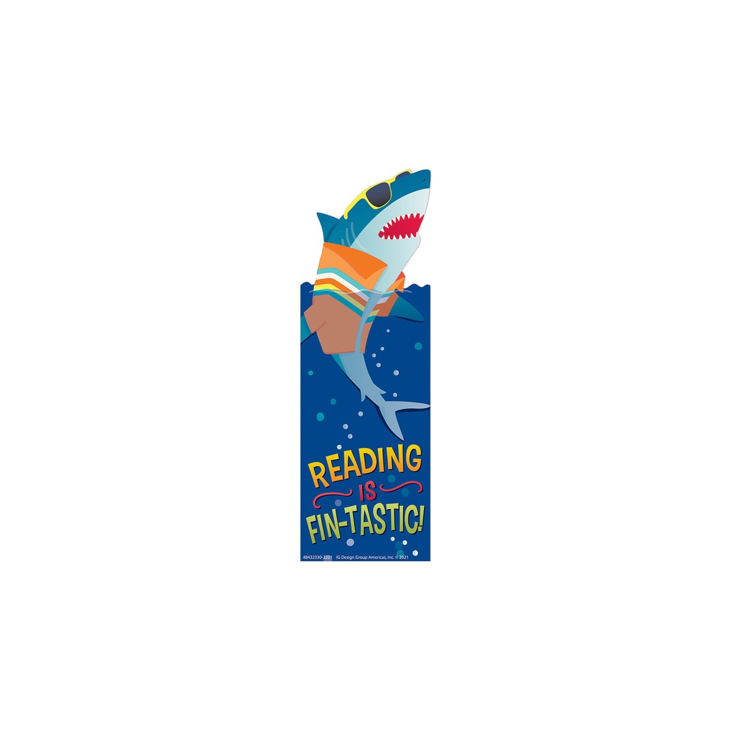 Eureka® Shark Reading is Fin-Tastic Bookmarks, Pack of 36