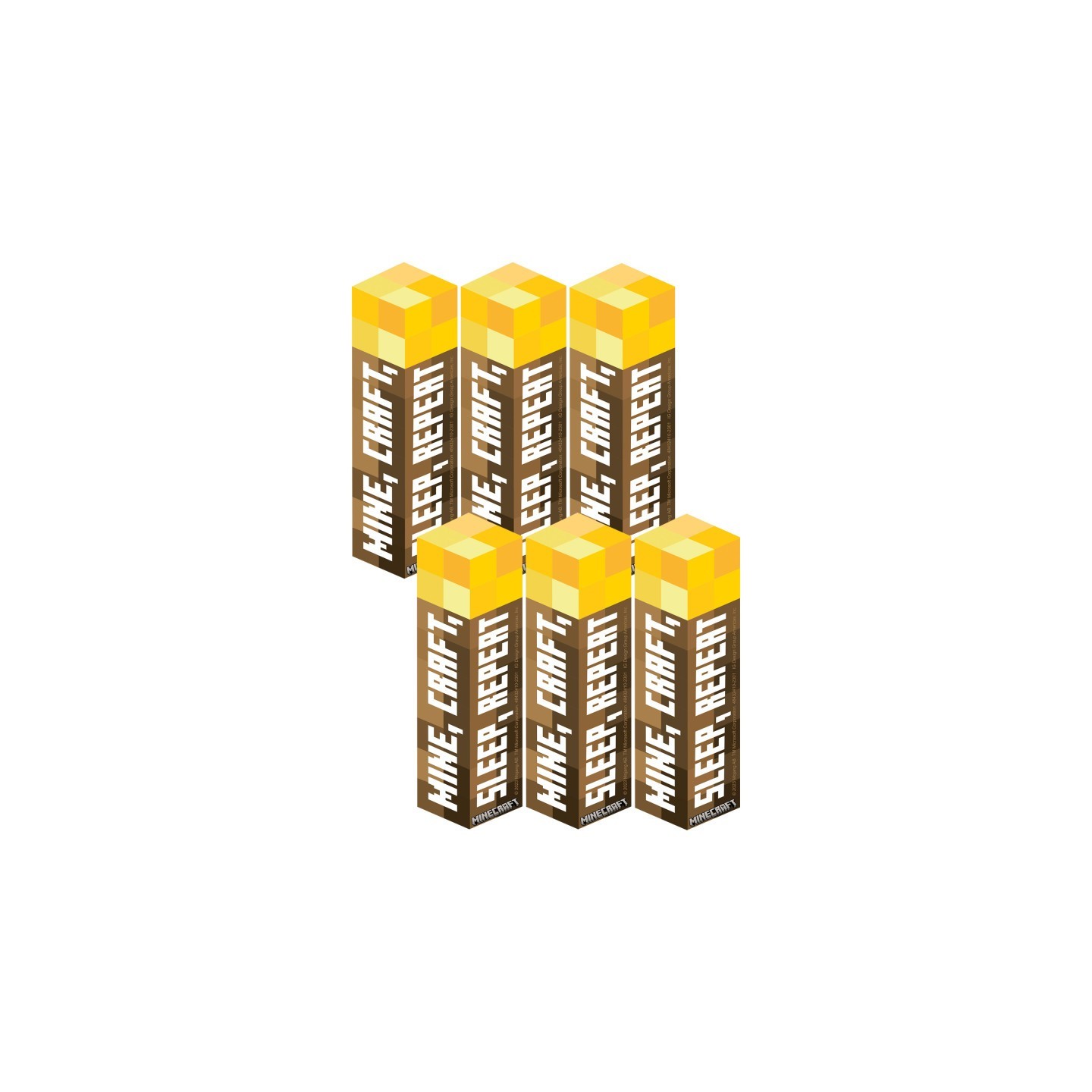 Eureka® Minecraft Bookmark, 36 Per Pack, 6 Packs