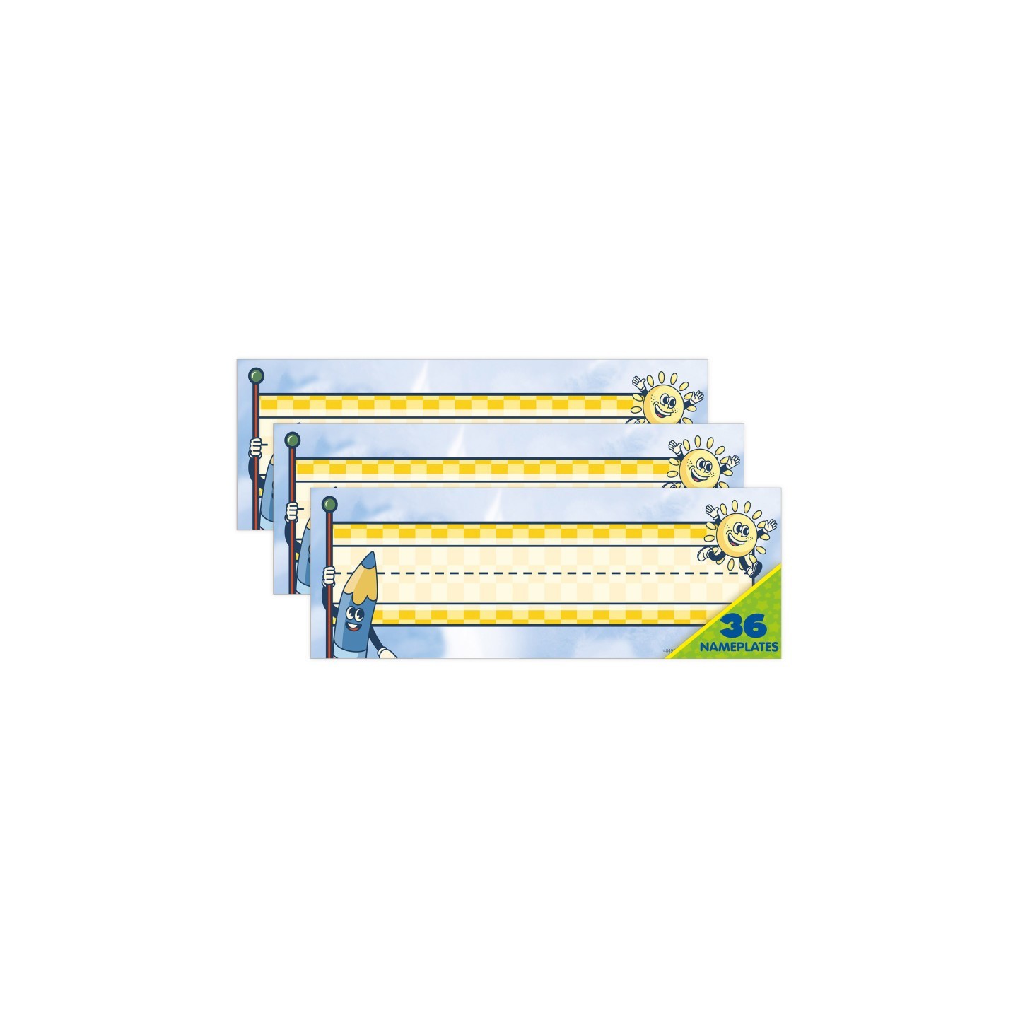 Eureka® S'Cool Era Tented Name Plate, 9-5/8" x 6-1/2", 36 Per Pack, 3 Packs