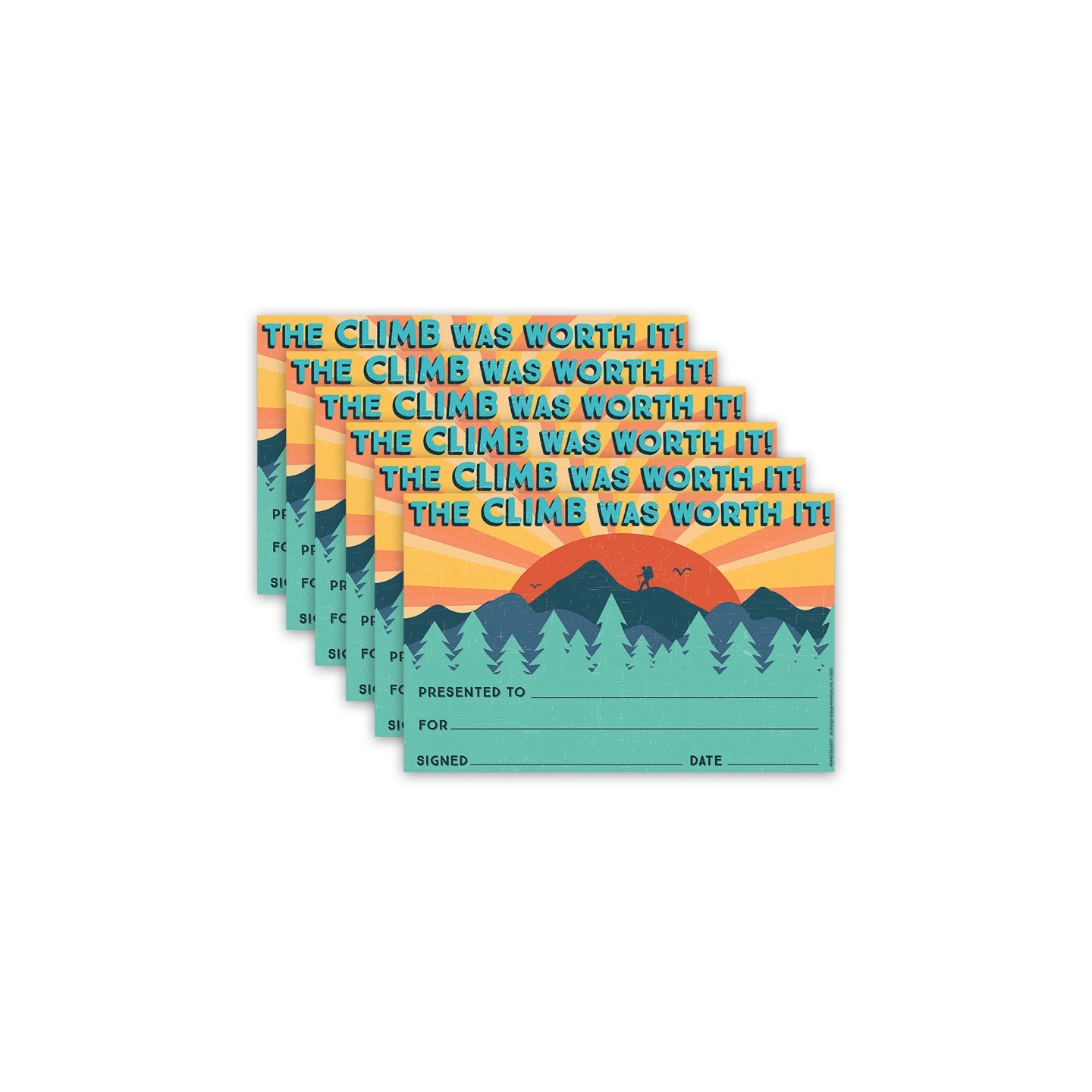 Eureka® Adventurer Recognition Awards, 36 Per Pack, 6 Packs