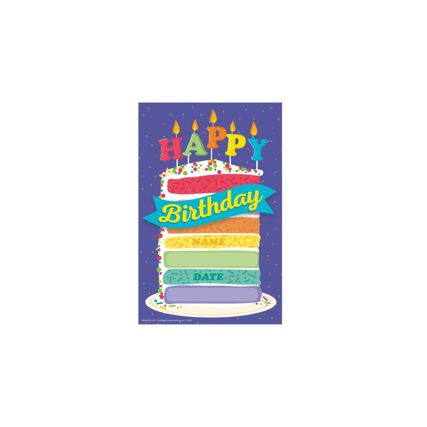 Eureka® Birthday Recognition Award, Pack of 36