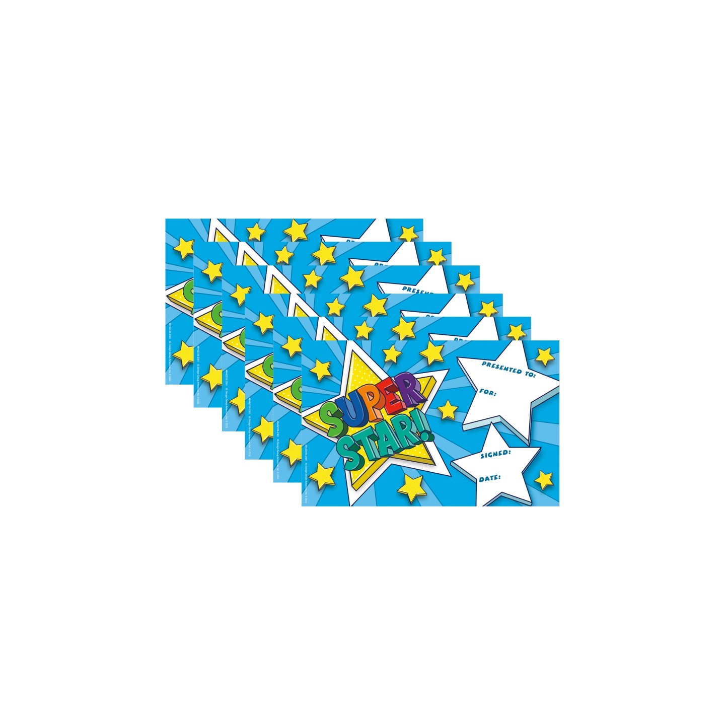 Eureka® Super Star Recognition Award, 36 Per Pack, 6 Packs