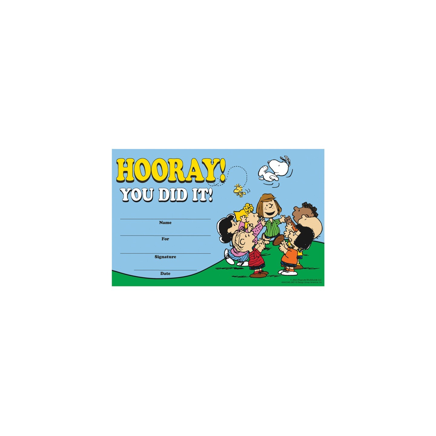 Eureka® Peanuts® Recognition Awards, Pack of 36