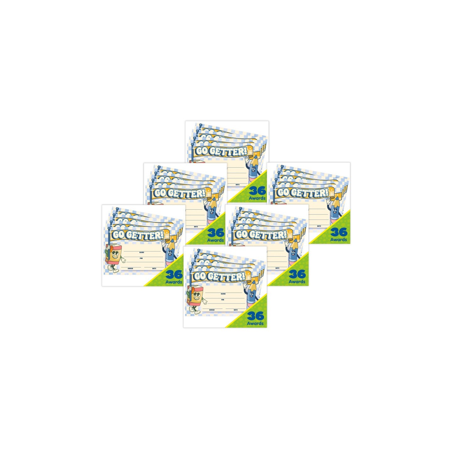 Eureka® S'Cool Era Recognition Awards, 36 Per Pack, 6 Packs