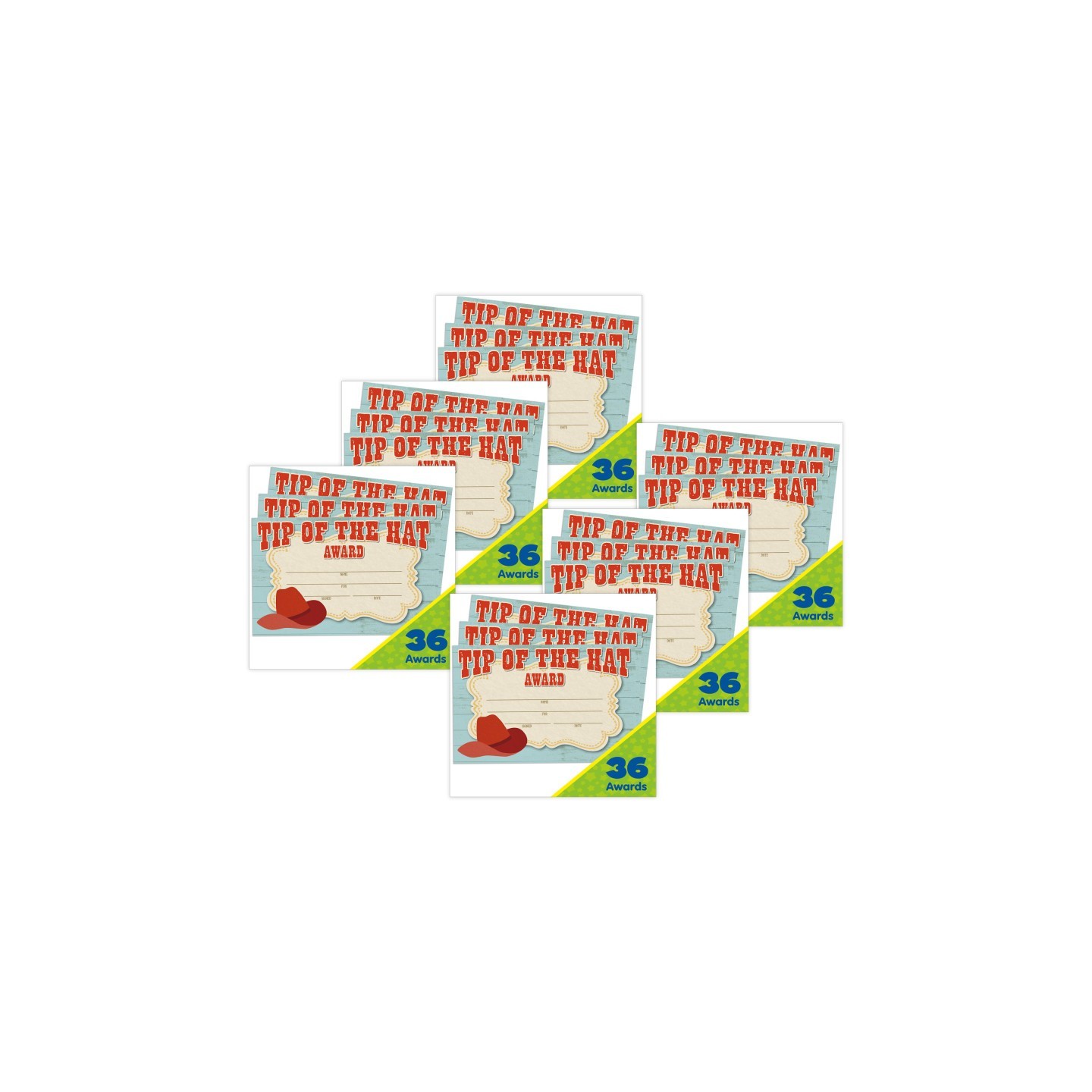 Eureka® Wild Wild Classroom Recognition Awards, 36 Per Pack, 6 Packs