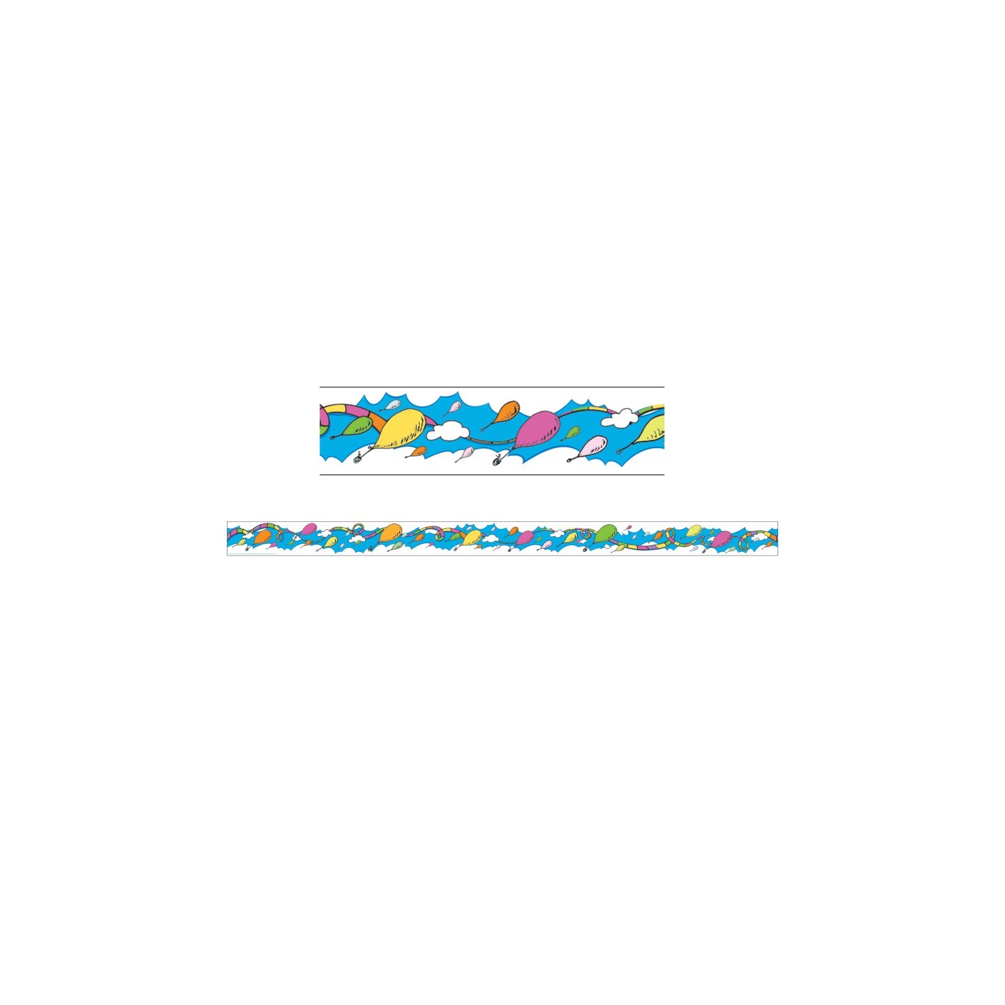 Eureka® Dr. Seuss™ Oh the Places Balloons Deco Trim®, 37 Feet