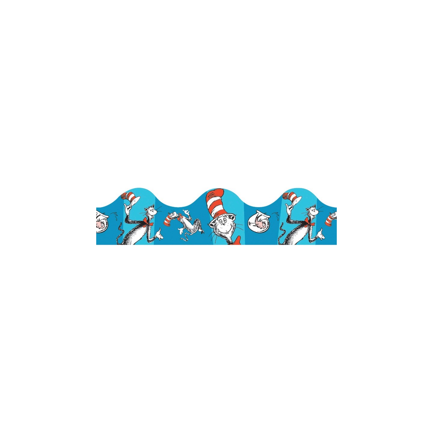 Eureka® Cat in the Hat™ Blue Deco Trim®, 37 Feet