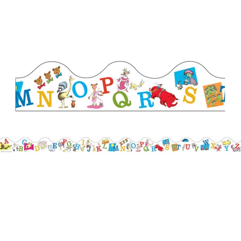 Eureka® Dr. Seuss™ ABC Deco Trim®, 37 Feet