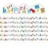 Eureka® Dr. Seuss™ ABC Deco Trim®, 37 Feet Per Pack, 6 Packs
