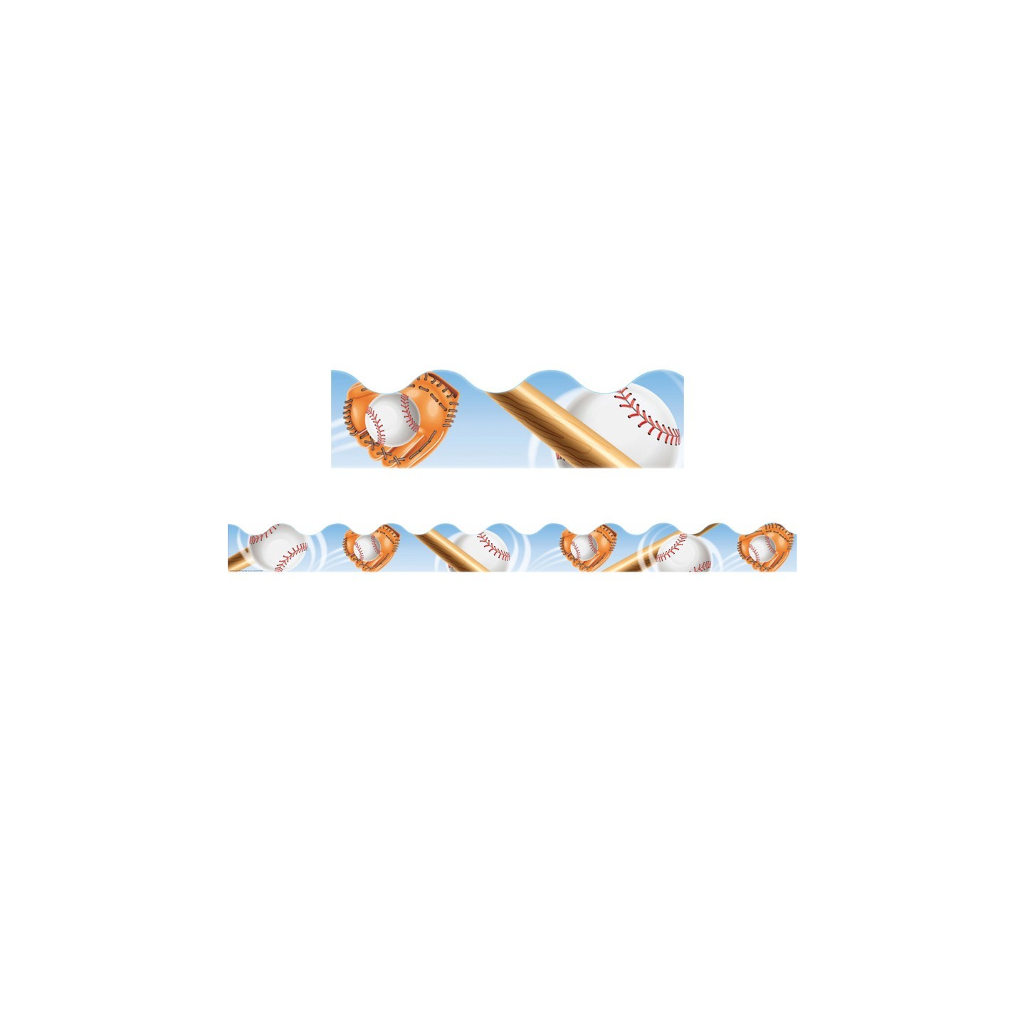 Eureka® Baseball Deco Trim®, 37 Feet